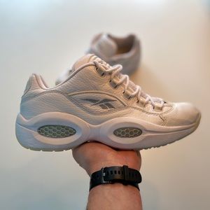 Reebok Question Low White Pure Silver